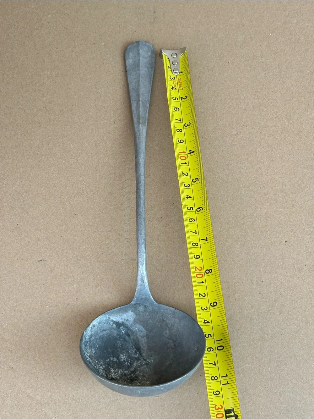 Vintage Konakwerke Germany Aluminum Soup Ladle Retro Collectible Serving Spoon
